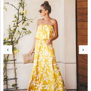 Strapless Maxi Dress